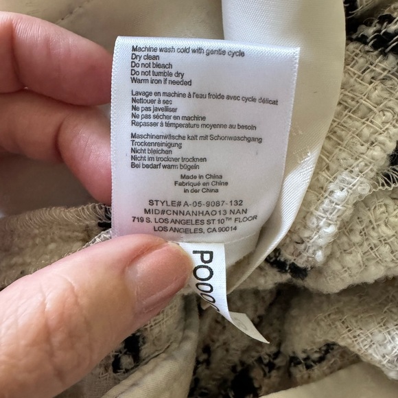 Anine Bing Becky Shorts Beige Plaid Size 6 DK36 NWT New - Picture 11 of 15